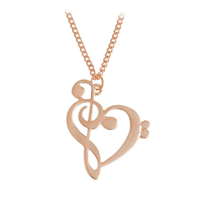 Fine Gold Chain Heart Shaped Pendant Necklace