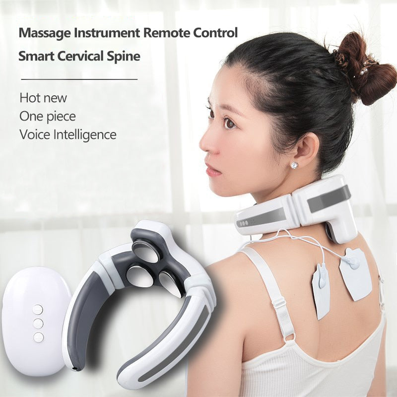 Smart Shoulder Neck Electric Massage | Relaxation Three Heads Relieve Stress